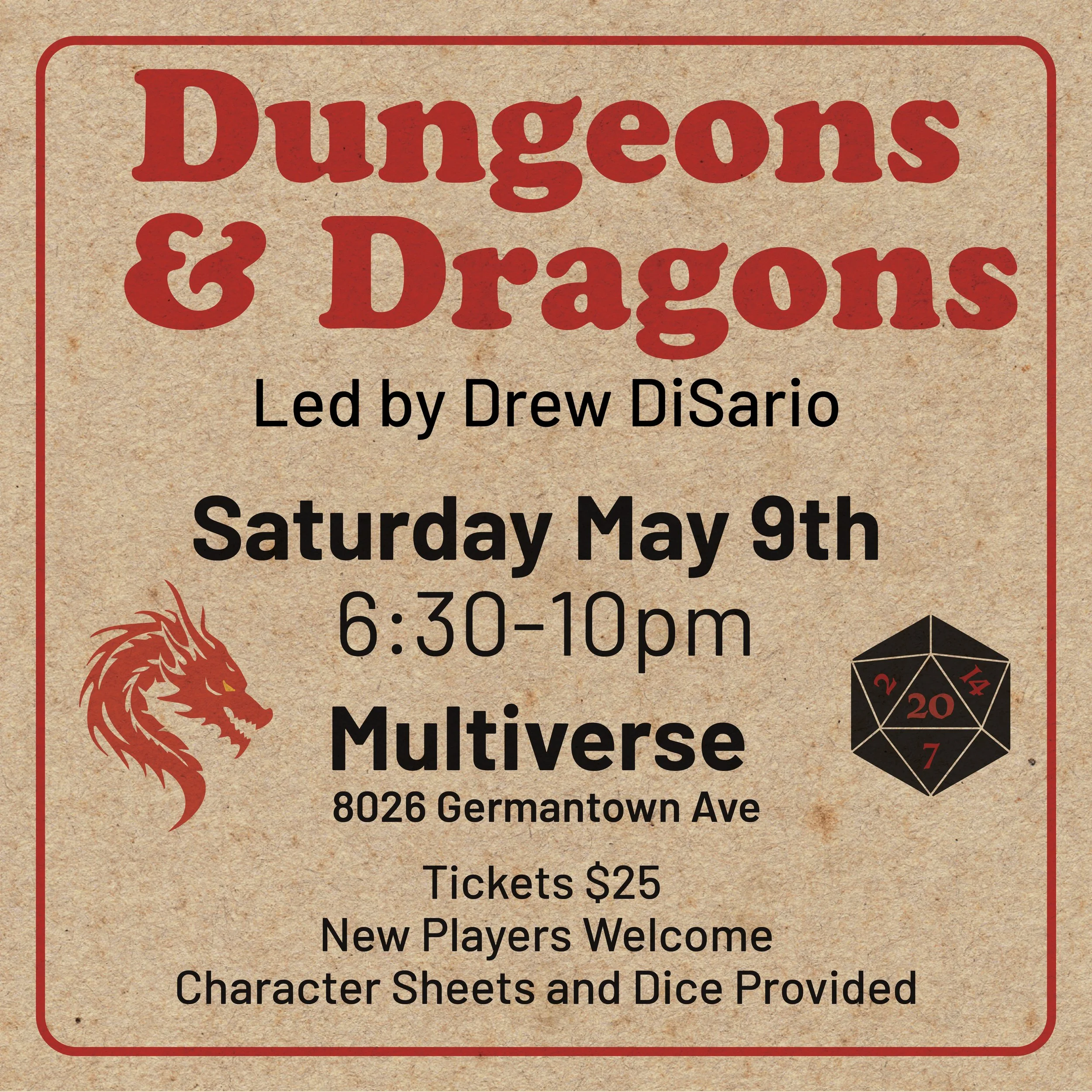Dungeons &amp; Dragons Night (18+) 