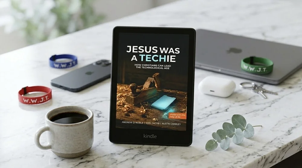 WWJT ebook on a Kindle