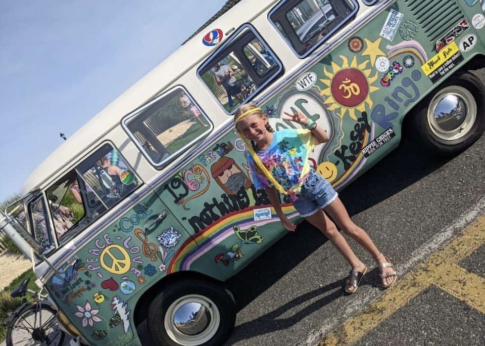 Tessa Marie, daughter of Marissa Pontecorvo, at Dead & Company at Citizens Bank Park, Philadelphia, PA, July 10, 2022. "Loves Fire, Cassidy and Sugaree... Her birthday is Jerry's birthday August 1!! She turned 8 this year and had her first show on Ju