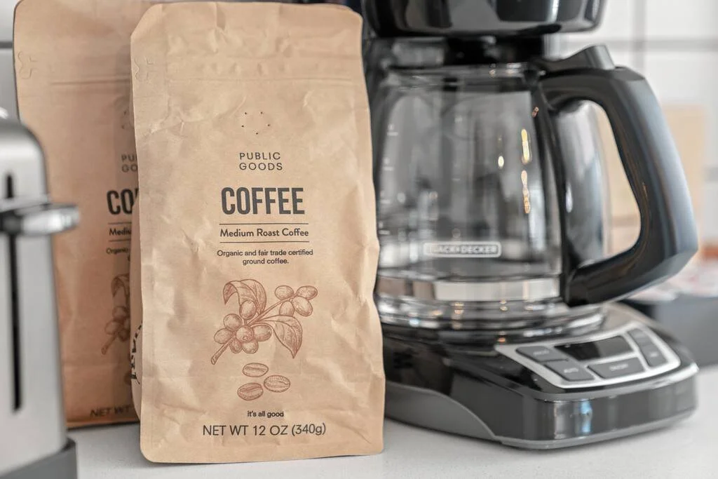 Sophari short-term rental amenities -- Public Goods coffee