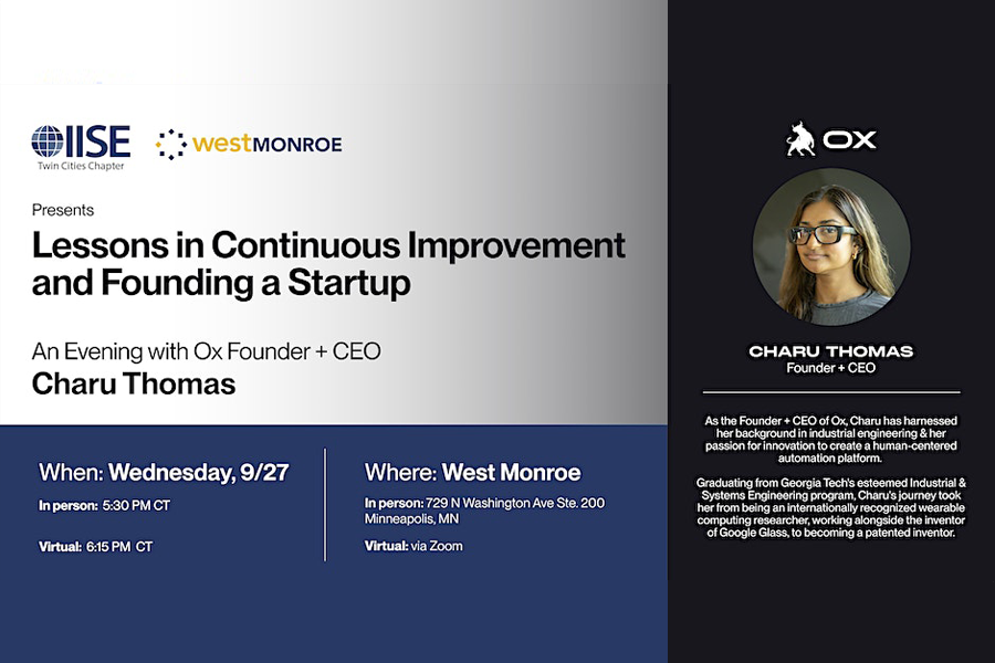 Lessons in Continuous Improvement & Founding a Startup with Charu Thomas