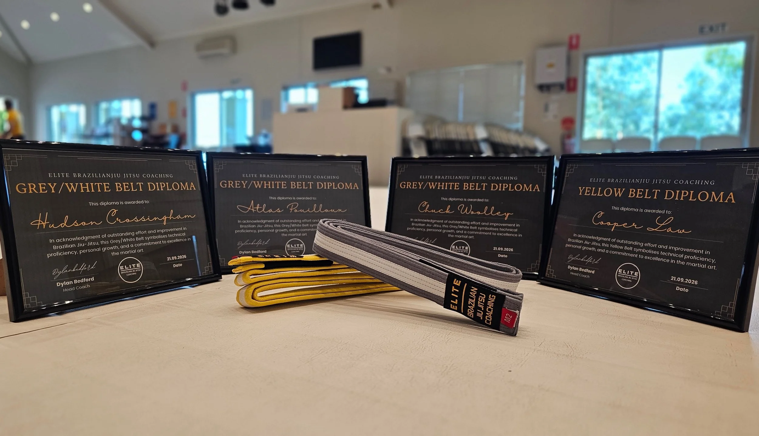 We are very honoured, and proud to announce a multitude of Belt promotions that have been awarded over the past months here at Elite BJJ Coaching. 

Over the next few days, we will be dedicating posts to these remarkable kids and we welcome everyone 