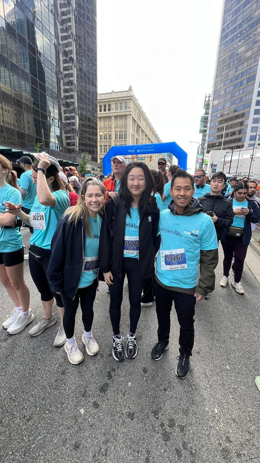 Aeris Physiotherapy, Health and Wellness. Being active at the Sun Run