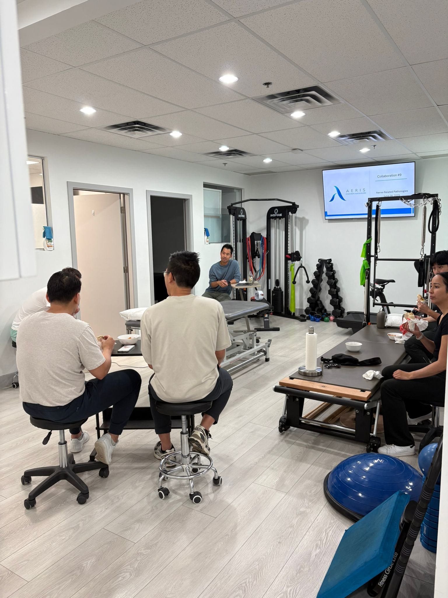 Aeris Physiotherapy, Health and Wellness, Team collaboration.
