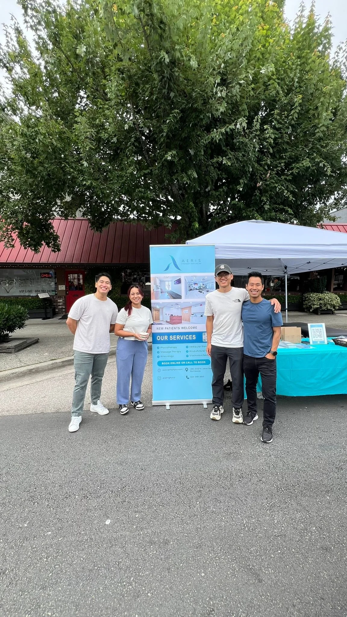 Aeris Physiotherapy, Health and Wellness at Car Free Day in Port Moody