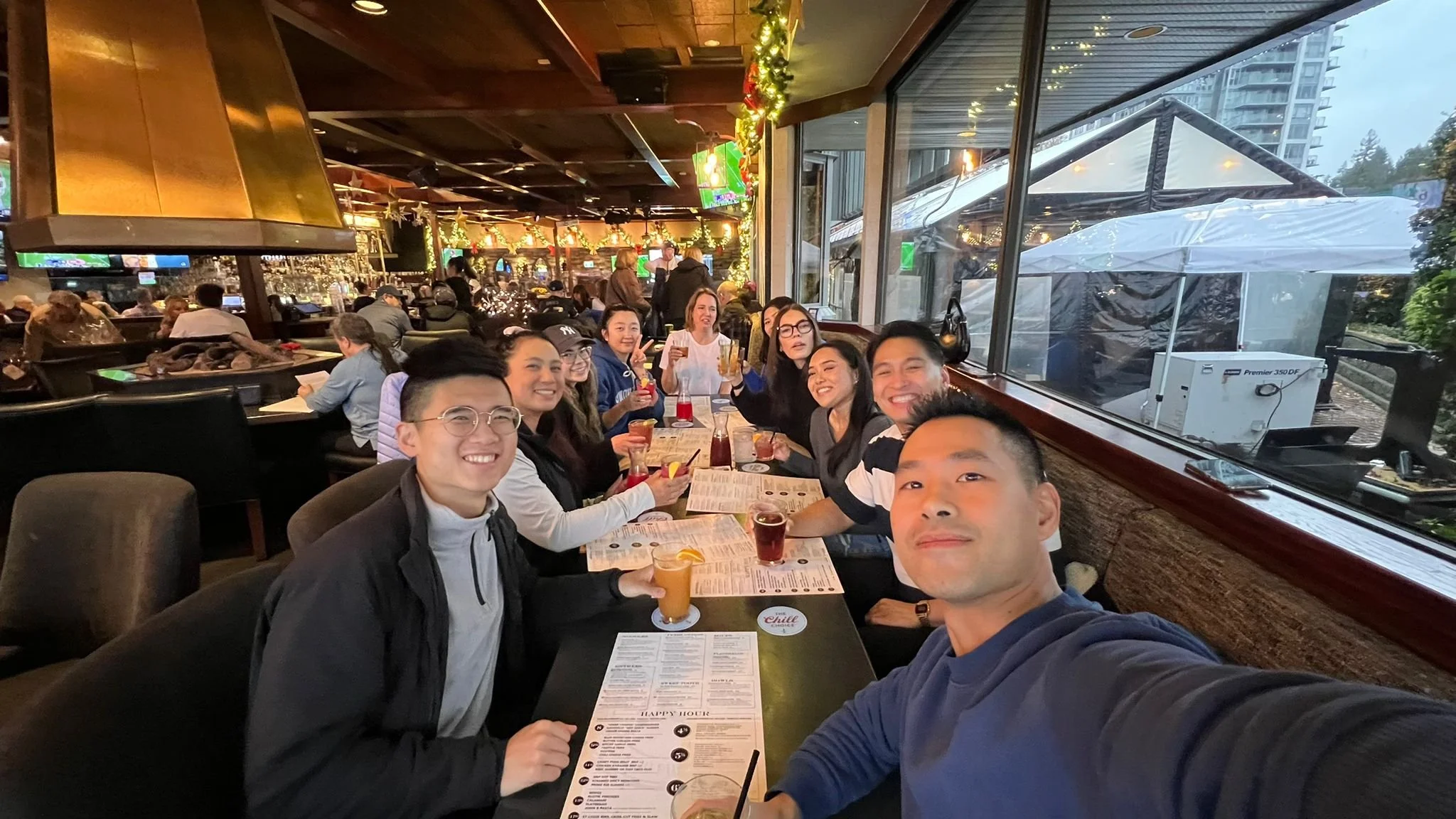 Aeris Physiotherapy, Health and Wellness in Port Moody, Team dinner