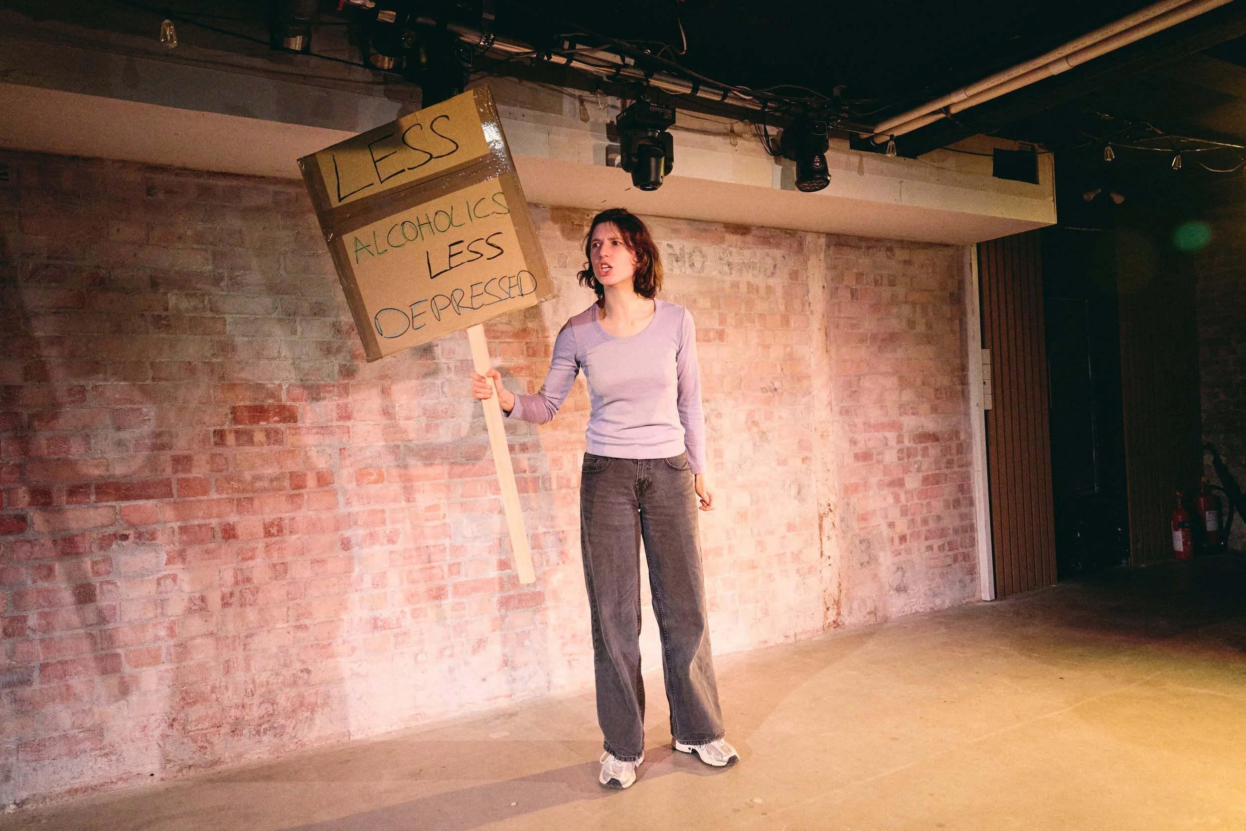 Production photos for Anna Curiel's 'John', at The Glitch Theatre
London, Jan 2026