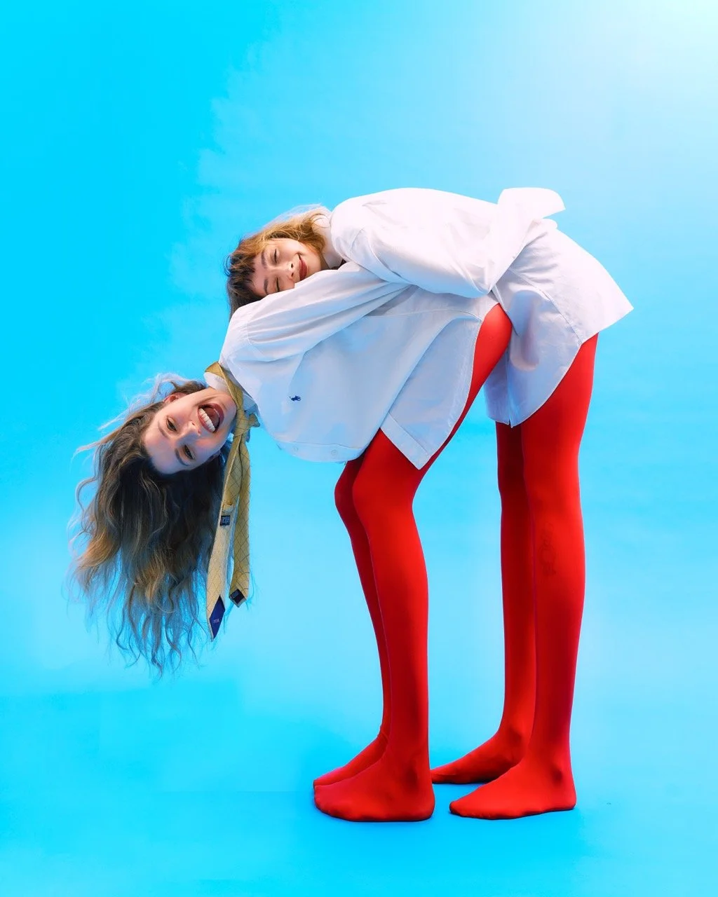 Poster and promo photos for Big Legs, Big Dreams by Esme Pitman and Emma Hickman