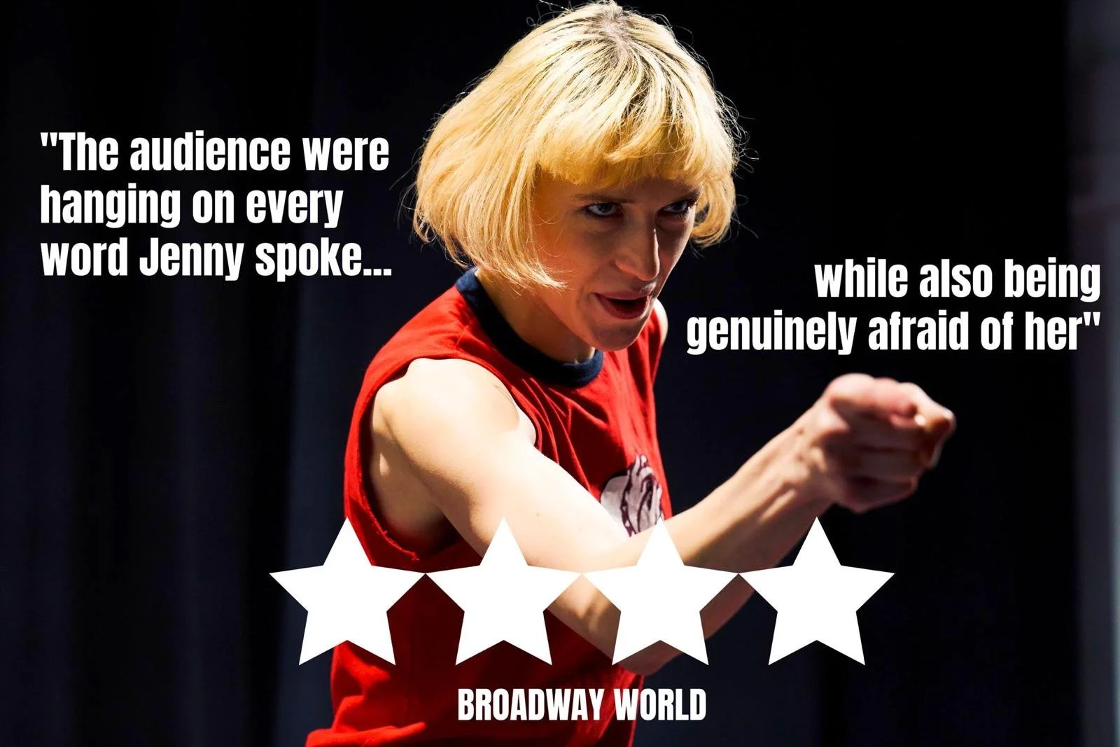 Production photos for John, written and performed by Anna Curiel, directed by Natasha Chloe Biggs.
Arch Film Studio, London, December 2024