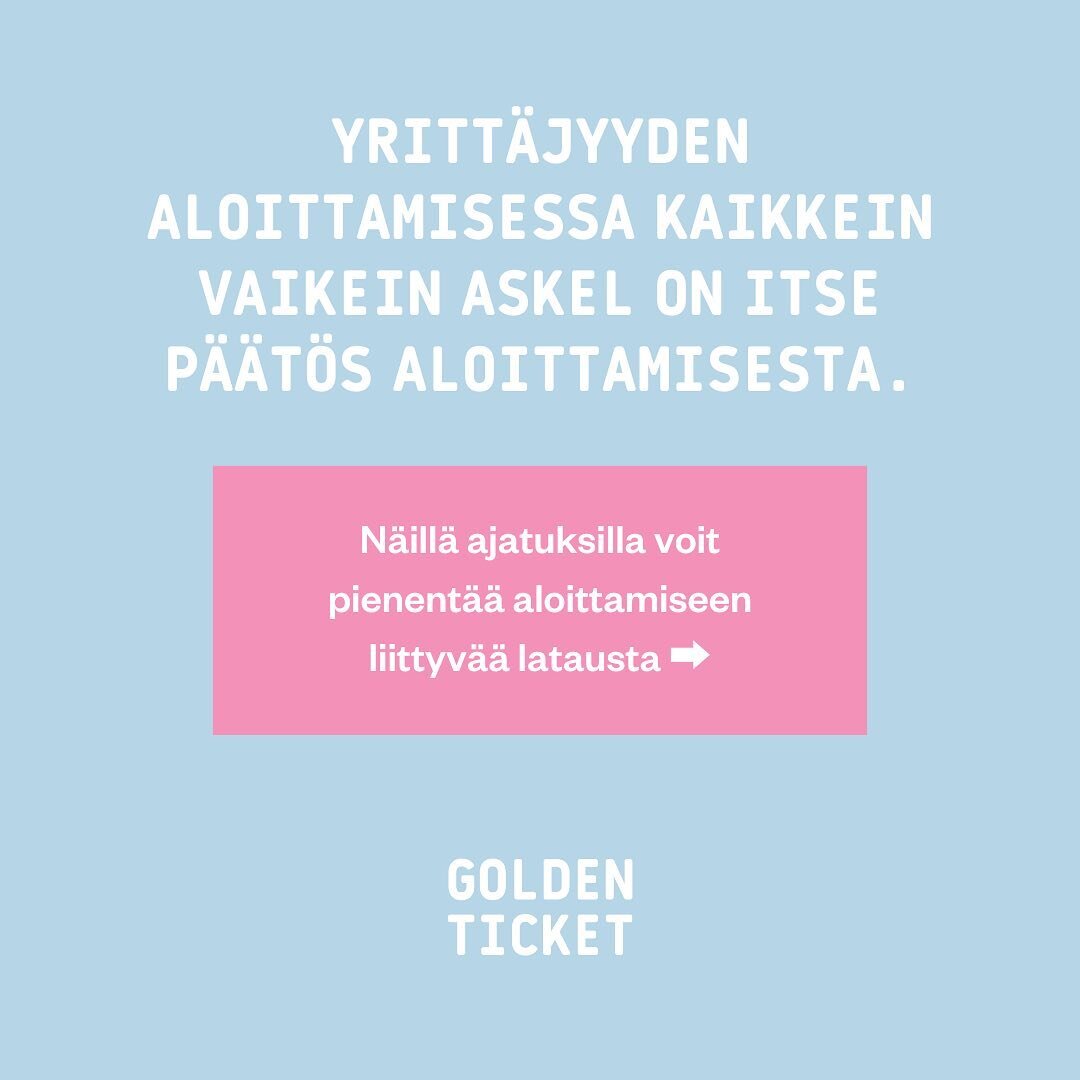 P&auml;&auml;t&ouml;s yritt&auml;jyyden aloittamisesta on monille vaikein asia koko yritt&auml;jyydess&auml;. Siit&auml; voi tulla niin iso m&ouml;rk&ouml;, ettei monet lopulta ikin&auml; p&auml;&auml;se jahkailua pidemm&auml;lle ja yritt&auml;jyys j