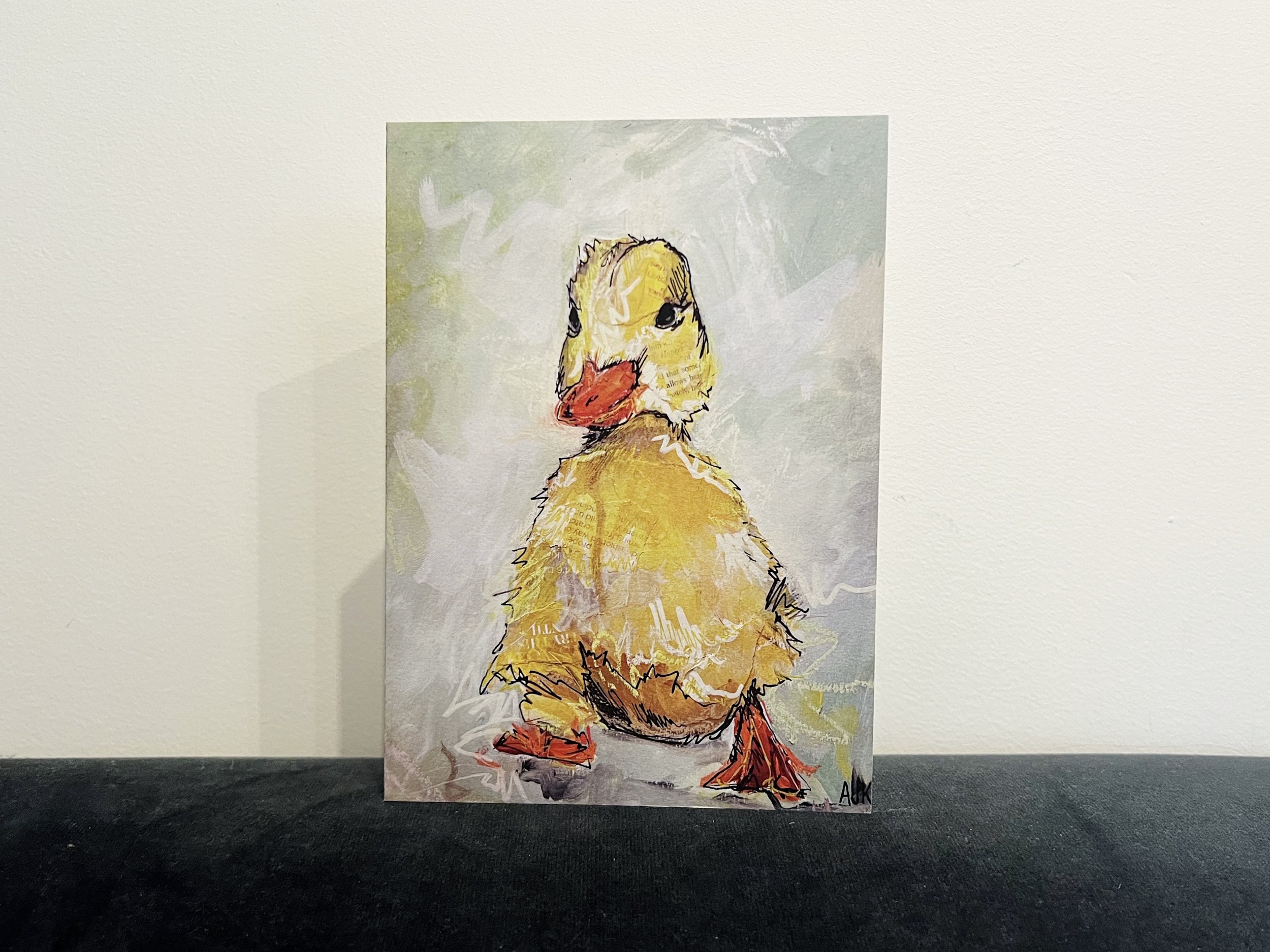 Yellow Duckling Card