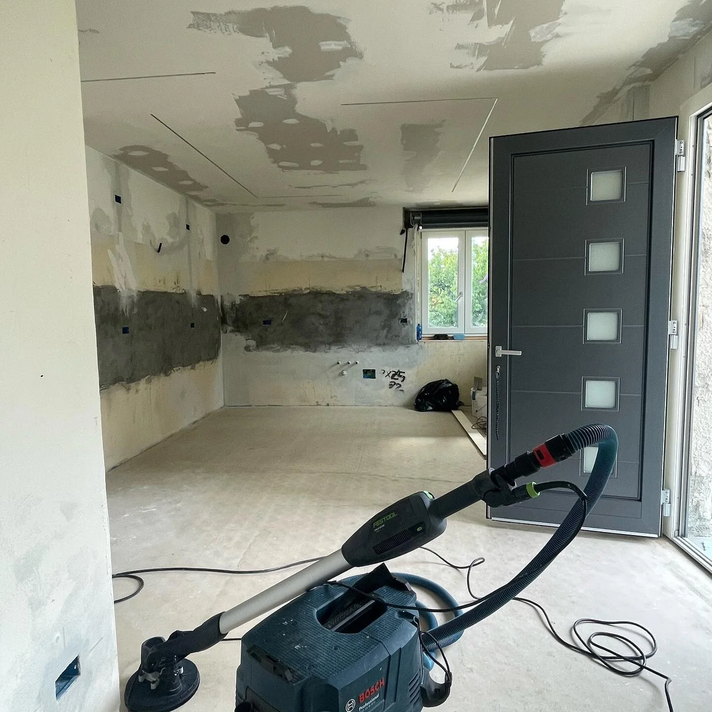 Carteggiatura cartongesso  @festool_italia  @boschitalia_official #cartongesso #drywall #DDCservizi