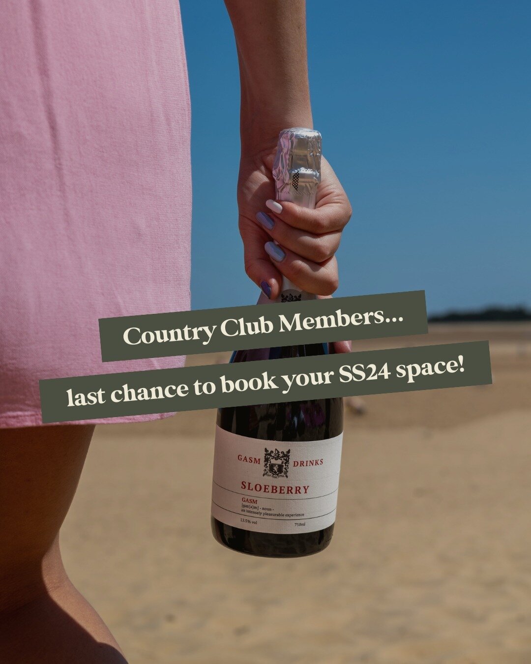 Calling all Country Club members! 📢⁠ This is your final call to secure your spot on our SS24 content days before we open up the remaining spaces to everyone else on 31st January! ⁠
⁠
Don't miss out &ndash; some of our events are filling up fast! 🌟?