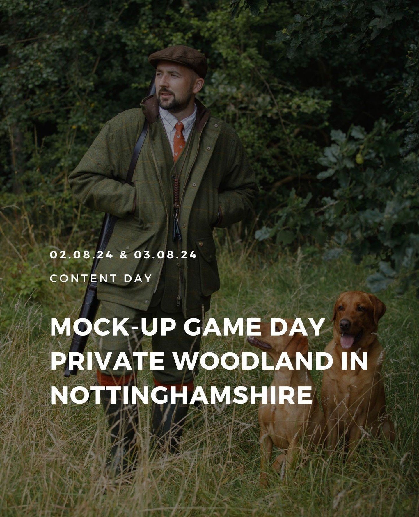 📢 Calling brands and creators...get ready for our most popular event of the year: Mock-up Game Day!⁠
⁠
This event has been a hit for three years running and this year is no exception!💥⁠
⁠
📅 2nd &amp; 3rd August 2024⁠
⁠📍Private woodland in Notting