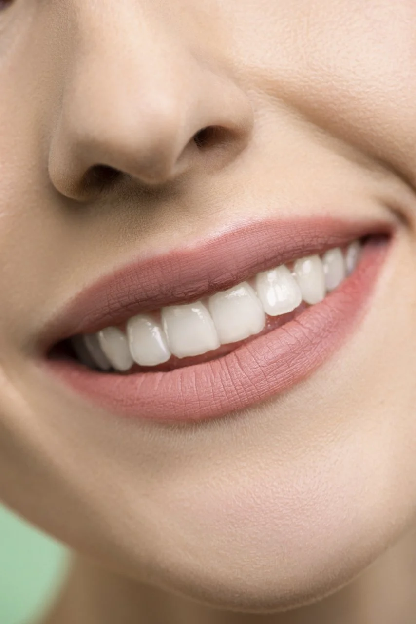Example of cosmetic dental treatment