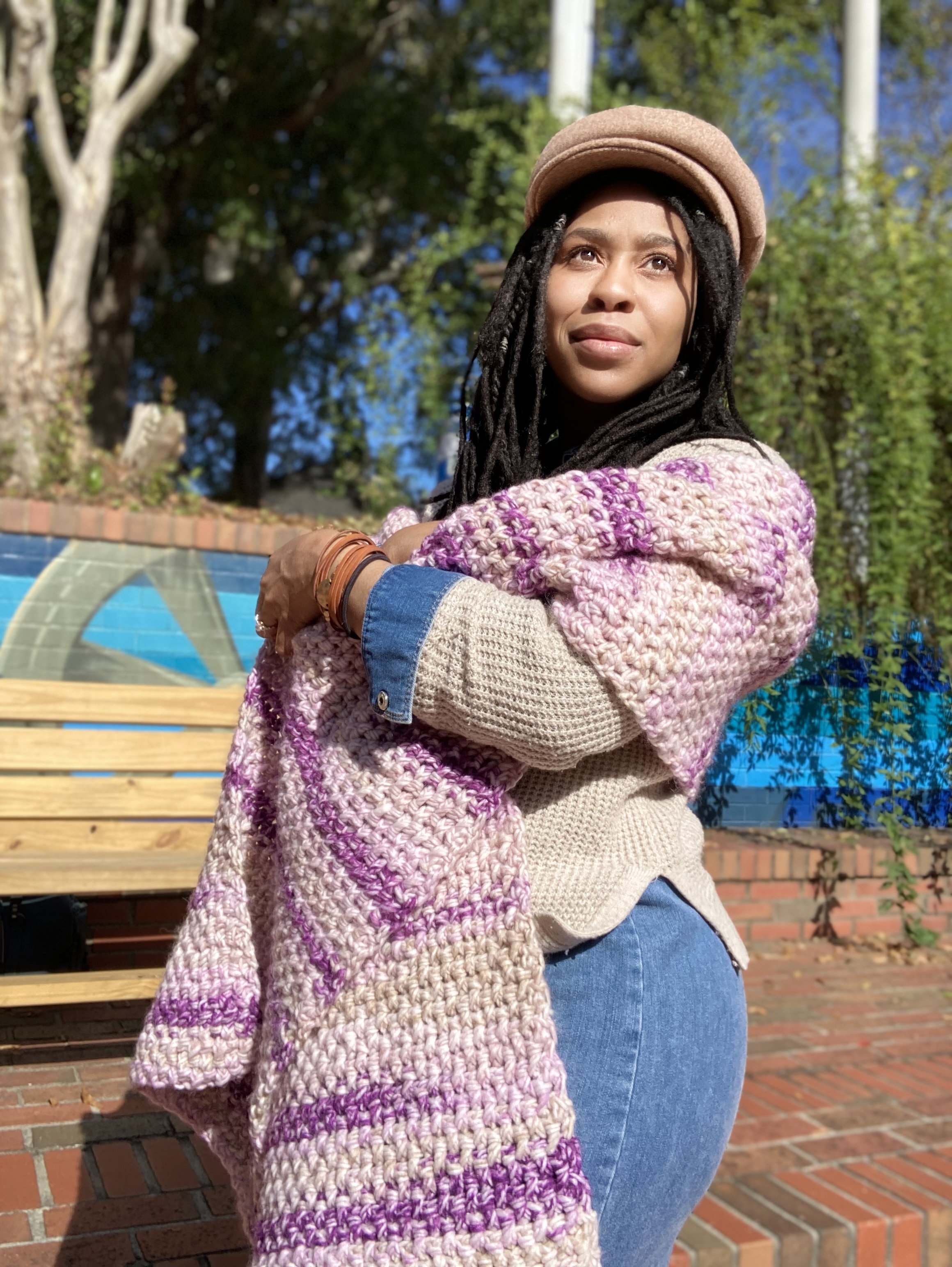 Regina Blanket Scarf Pattern