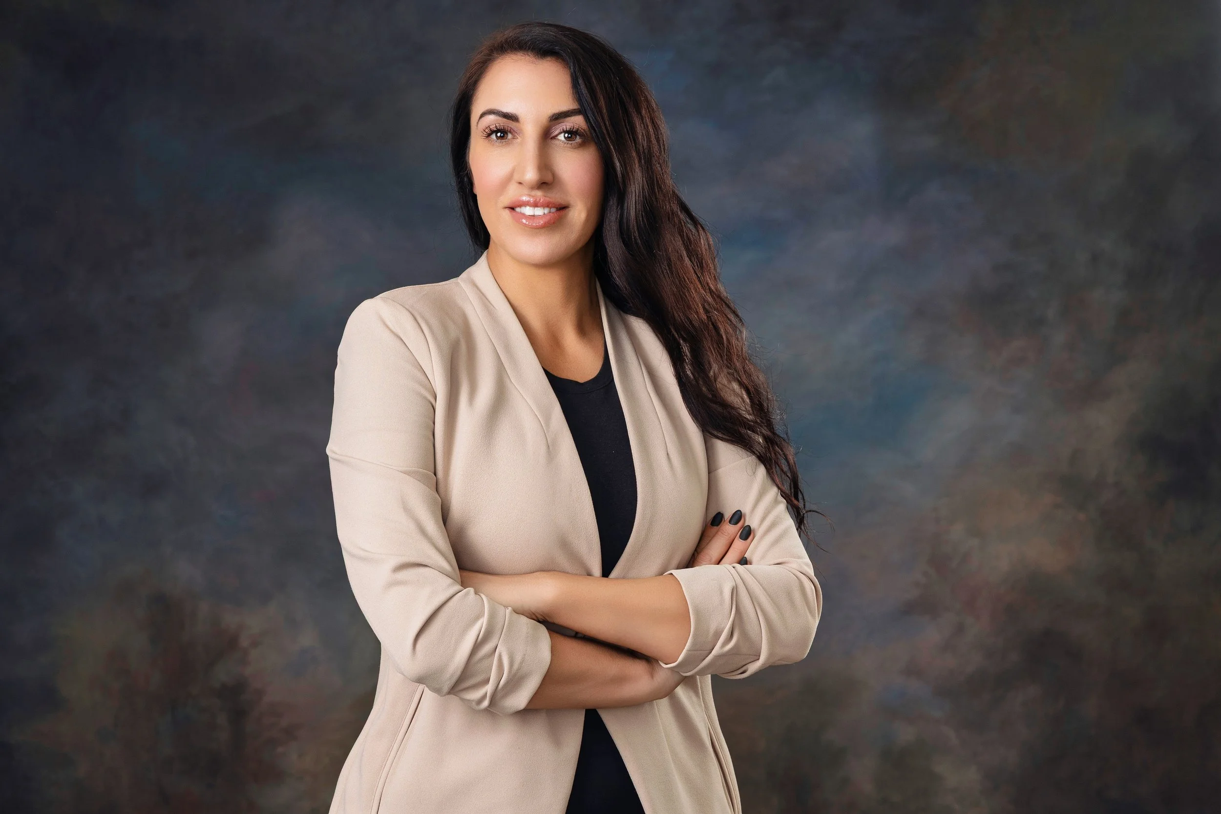 Formal portrait of a woman by WV Fine Art Portrait Photographer