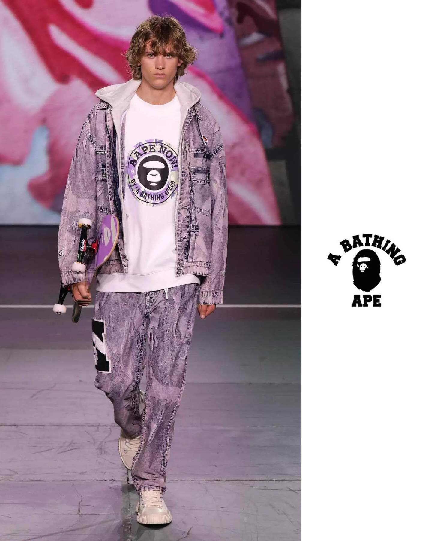 𝐁𝐀𝐏𝐄 💎🚶🏼 𝑷𝒂𝒓𝒌𝒆𝒓 𝑶𝒍𝒔𝒐𝒏 (@parkerolson___) on the #runway in #NYC for @bape_us 𝐅𝐖𝟐𝟑 #Menswear 𝐂𝐨𝐥𝐥𝐞𝐜𝐭𝐢𝐨𝐧 ⭐️⭐️⭐️
⠀
🫶 @heroesmodels 
⠀
#ParkerOlson #BapeFW23 #Bape30 #Bapeheadsshow #wilsonboys #wilsonmodels