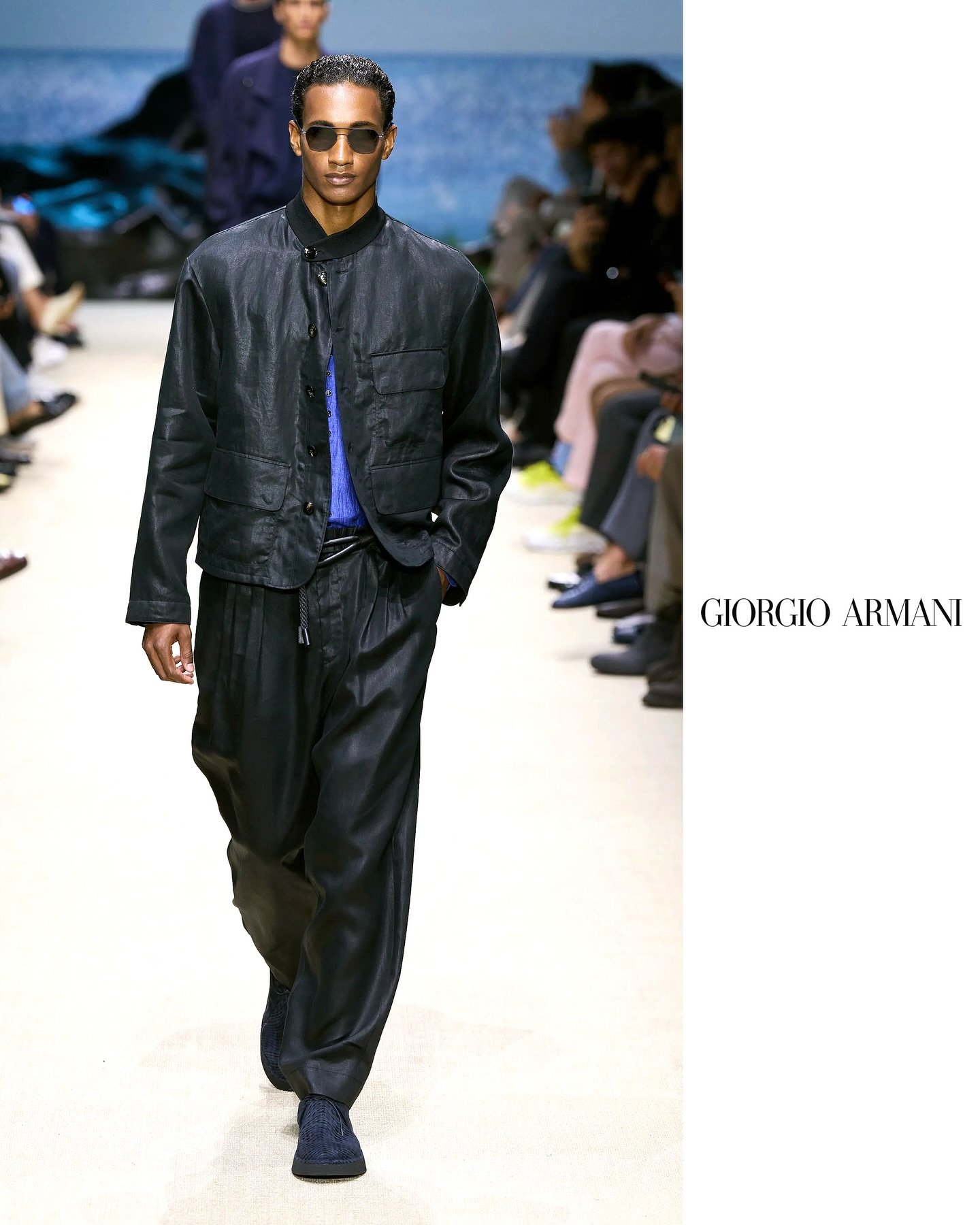 𝐆𝐈𝐎𝐑𝐆𝐈𝐎 𝐀𝐑𝐌𝐀𝐍𝐈🚶🏾&zwj;♂️💎 𝑱𝒐𝒔𝒉𝒖𝒂 𝑺𝒆𝒕𝒉 (@dvojosh) on the #runway in #Milan for @giorgioarmani 𝐒𝐒𝟐𝟔 #Menswear 𝐂𝐨𝐥𝐥𝐞𝐜𝐭𝐢𝐨𝐧 ⭐️⭐️⭐️
&zwnj;
✍️ @gerelovesa
🫶 @specialmanagementmen
⠀
#JoshuaSeth #GiorgioArmani #Armani #