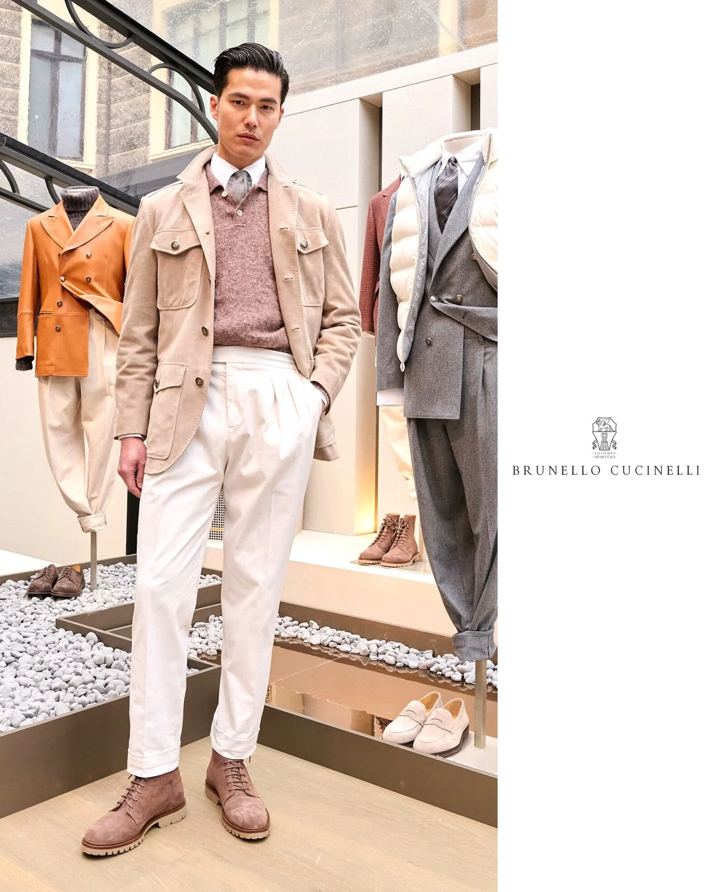 𝐁𝐑𝐔𝐍𝐄𝐋𝐋𝐎 𝐂𝐔𝐂𝐈𝐍𝐄𝐋𝐋𝐈 💎 𝐓𝐨𝐩 𝐌𝐨𝐝𝐞𝐥 𝑫𝒂𝒆 𝑵𝒂
(@nadaehyuck) in #Milan for @brunellocucinelli_brand FW26
#menswear Collection by 𝐁𝐫𝐮𝐧𝐞𝐥𝐥𝐨 𝐂𝐮𝐜𝐢𝐧𝐞𝐥𝐥𝐢 (@brunellocucinelli)

💄 @fabianaclavario 
💆&zwj;♂️ @werneramo