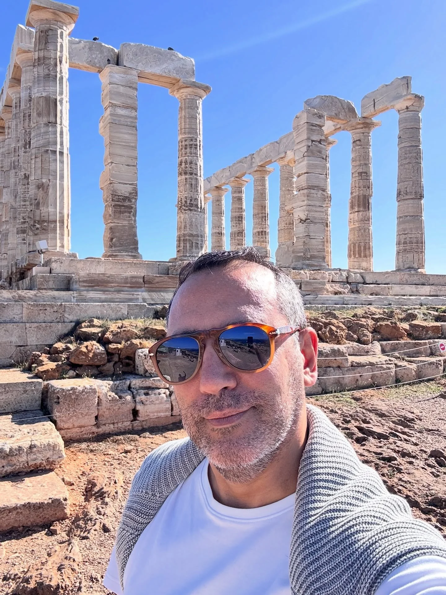 Energy boost from 500BC. Temple of Poseidon. Sounio. #greece