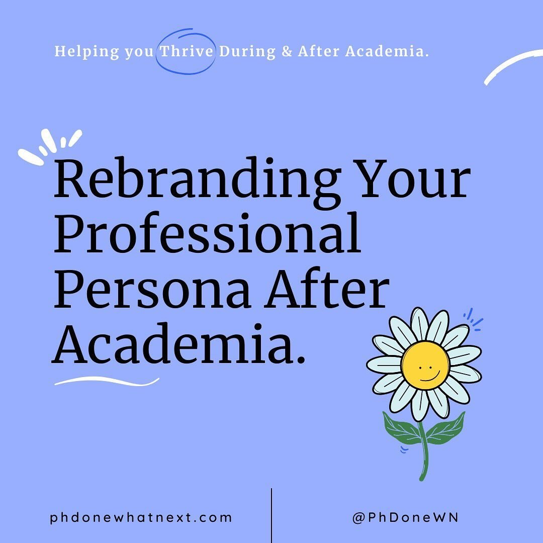 🌼 Every wondered about your professional and personal brand and how to showcase who you are and what you can do in the wider job market? Probably not.

🥤Your brand to date has probably been one centred around academia and your research so far. Howe