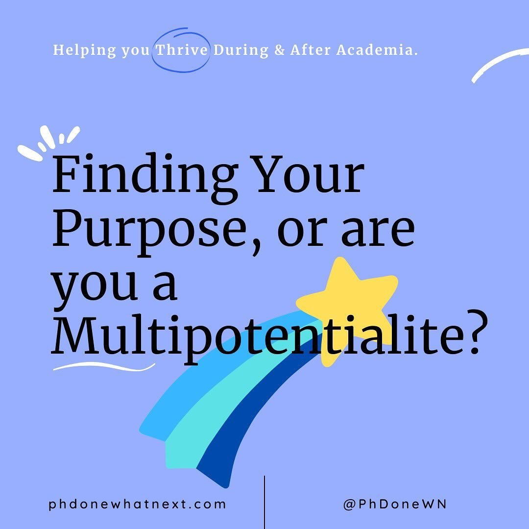 💫 Have you ever wondered what your purpose is? Or have other people asked you and you&rsquo;re simply not sure? It can be a horrible question that fills you with anxiety as, perhaps, you&rsquo;re not quite sure yet! 

🔬 As academics, we often attri