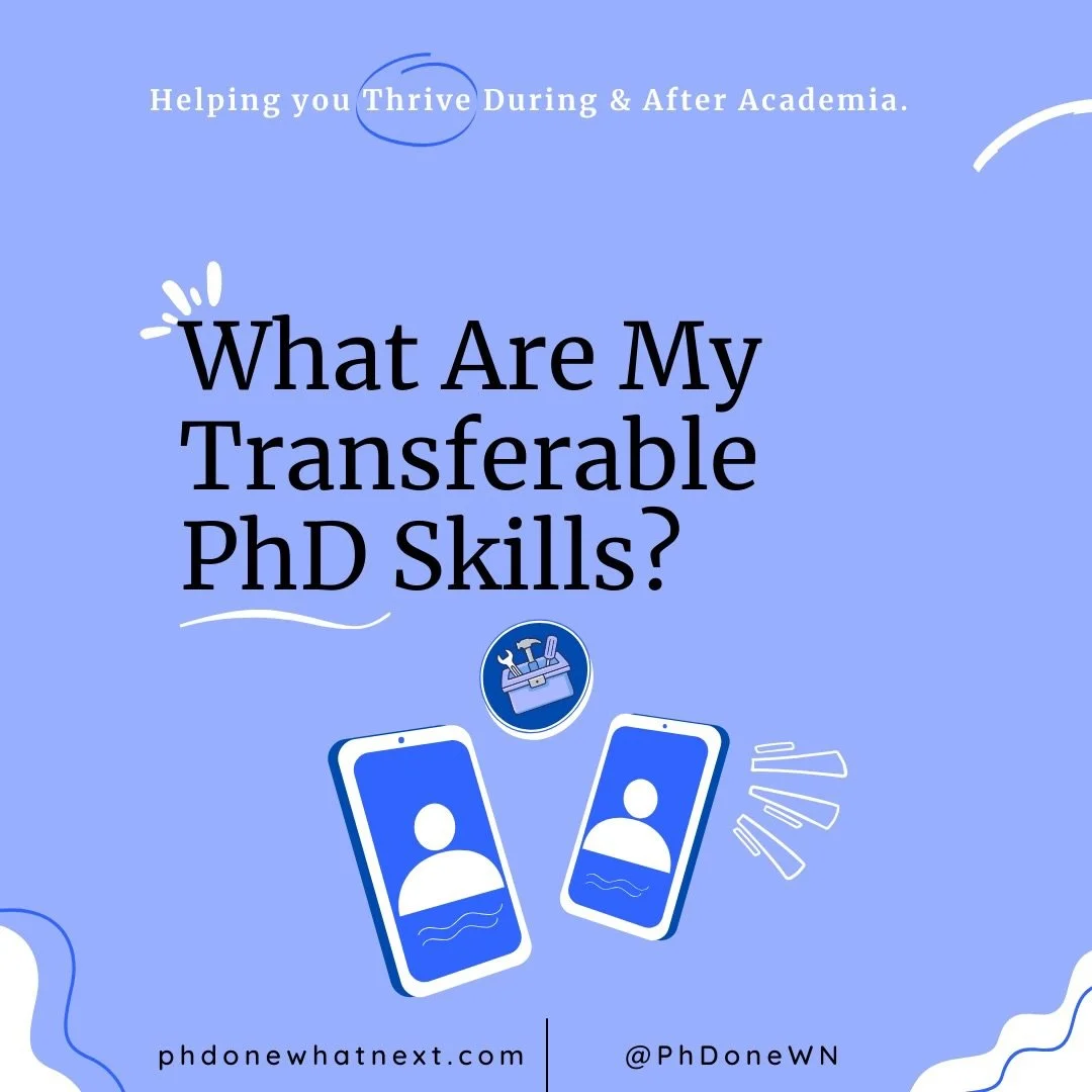 The world of work is changing more than ever, more so that skills are just getting more fluid and less prescriptive - which makes transferable skills more important than ever! 🔧 

As academics we have a hard to translating our domain and niche speci