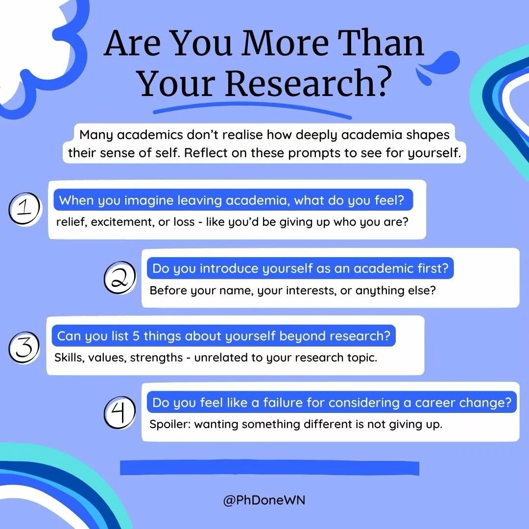 🔍 Look, we&rsquo;ve all been there, where we pour every part of ourselves into our research, to the point where it becomes almost impossible to separate who we are from what we study &mdash; and many of us don&rsquo;t even realise it&rsquo;s happeni