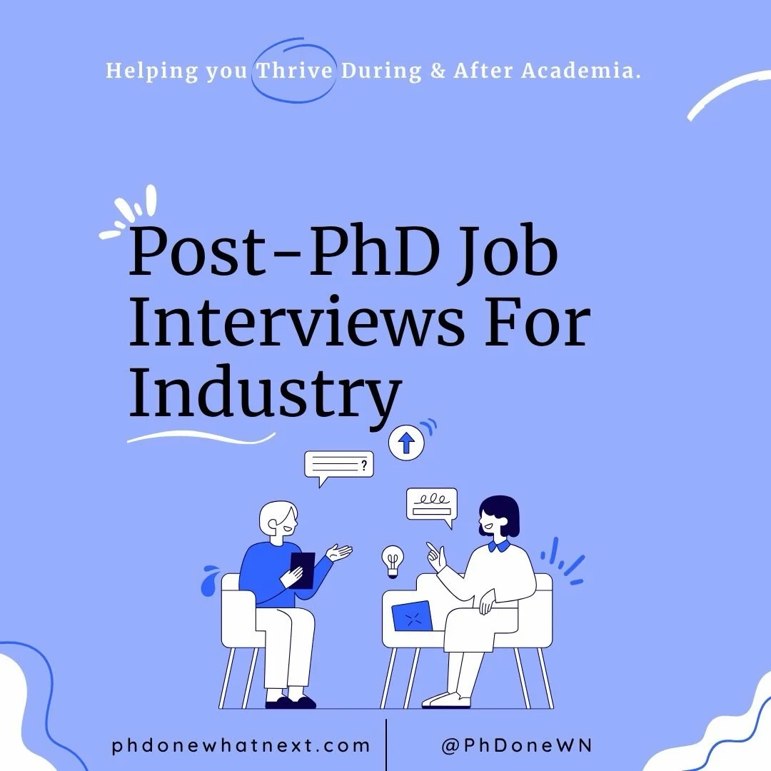 🎓 Finishing your PhD and eyeing a move into industry? We know how daunting it can feel to walk into a job interview when you&rsquo;ve spent years immersed in research, seminars, and academic conferences. The industry interview process is a whole dif