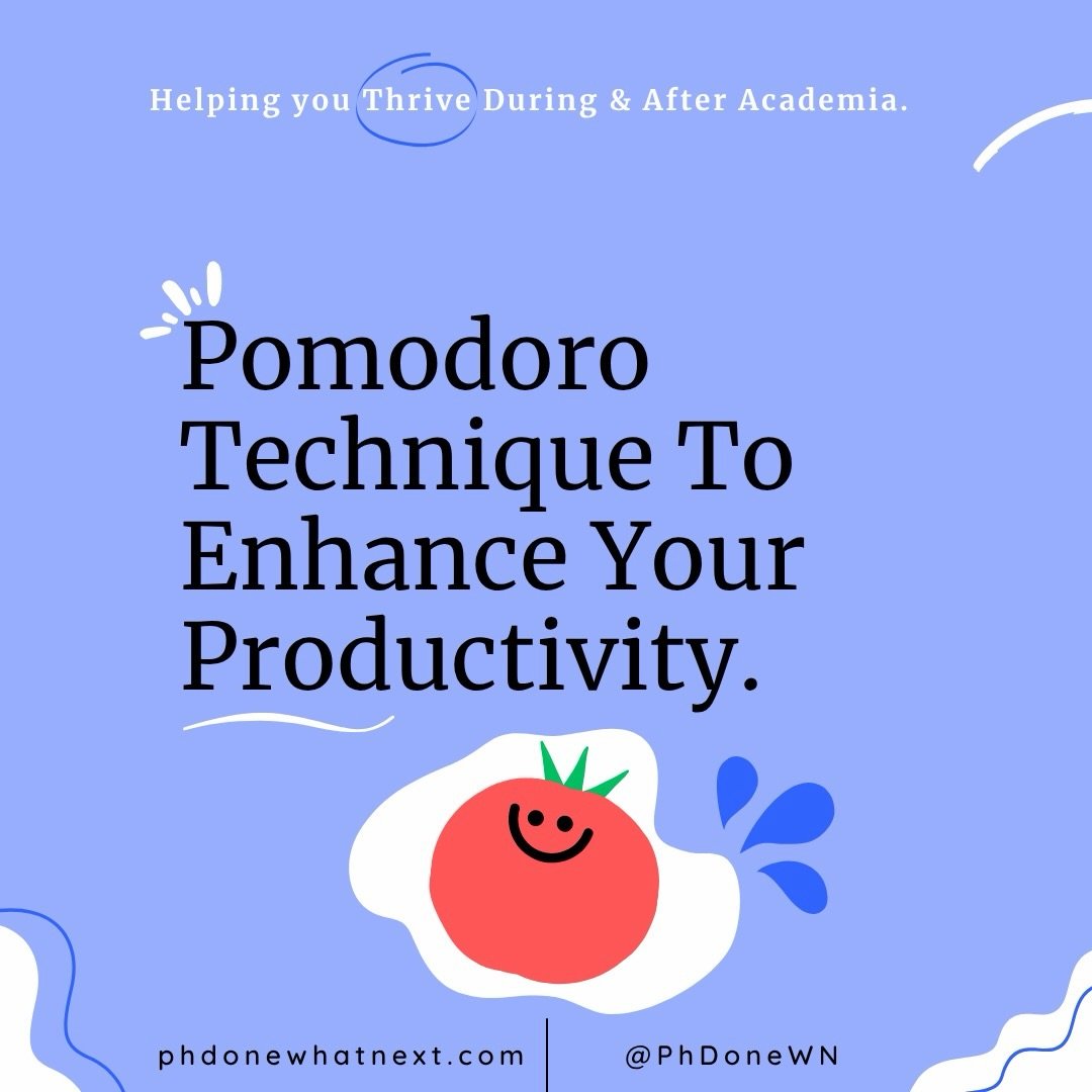 🍅 Ever sit down to work on your thesis, only to realise you&rsquo;ve spent 40 minutes reorganising your references, checking emails, and making another coffee? We used to think productivity meant working non-stop for hours. In reality, our brains wo