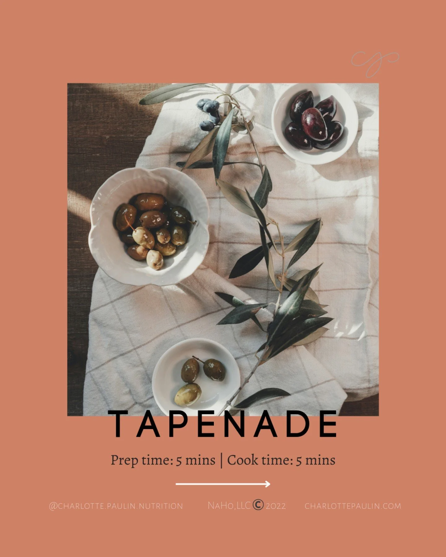 This is my grandma&rsquo;s classic tapenade 🫒💛 &mdash; the only way I&rsquo;ve ever gotten my son to eat anchovies! 

I love having it for breakfast or a snack during pregnancy: packed with essential fatty acids to keep me energized, and proteins t