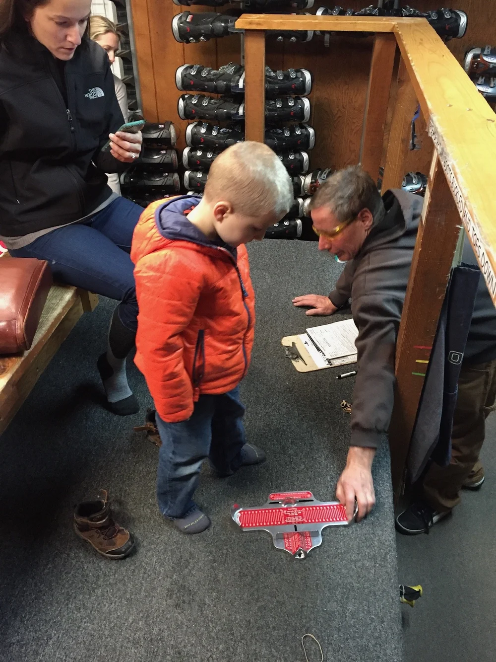 Breckenridge rental boot fitting