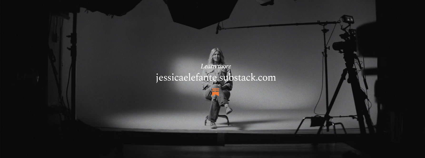 Jessica Elefante featured in Substack Originals, a video series produced by Cash Studios spotlighting distinguished creators on the platform alongside Amber Tamblyn, Alison Roman, and Yancey Strickler.