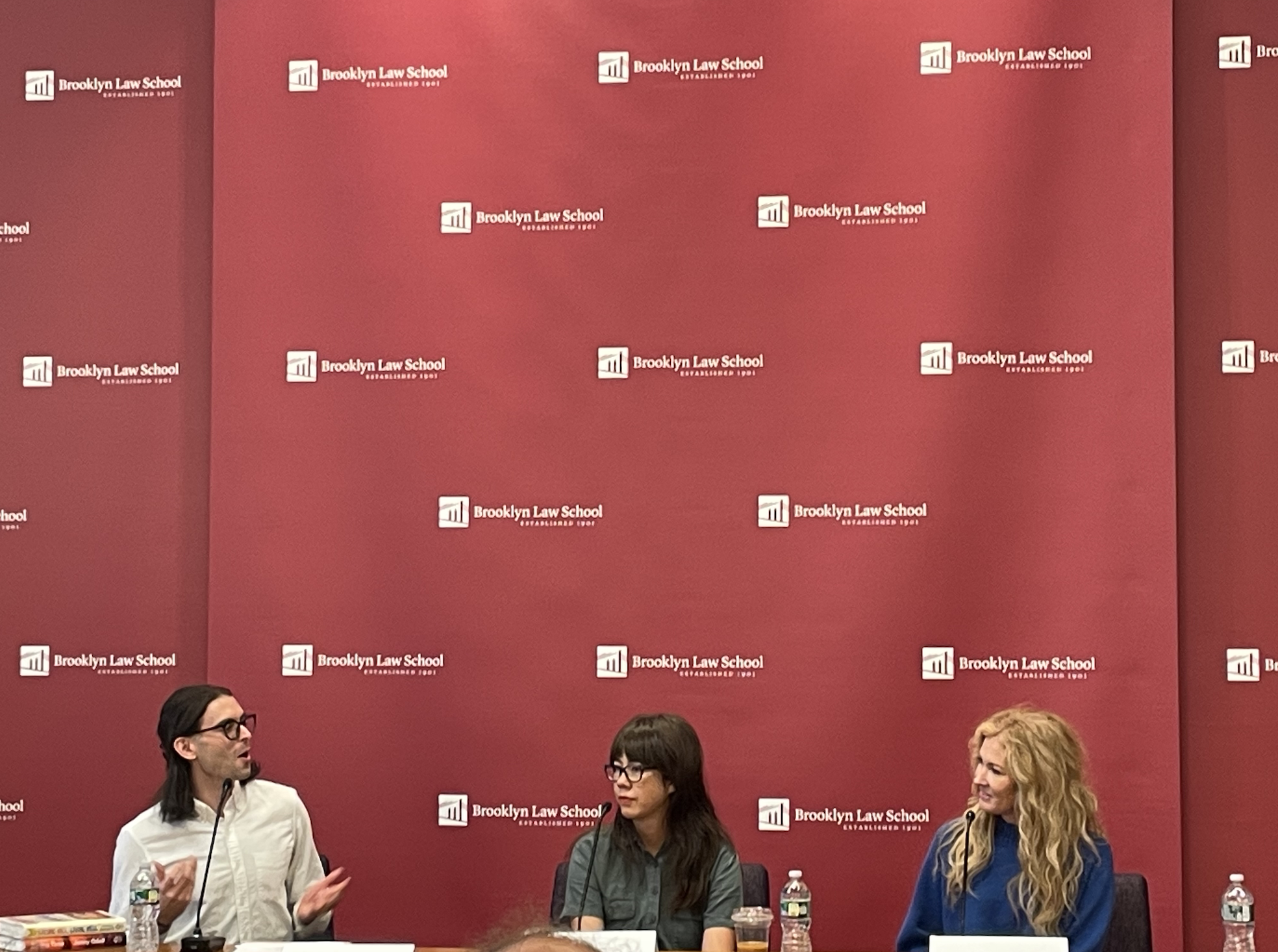 Jessica Elefante and Jenny Odell in conversation with New York Times journalist Zachary Small at the Brooklyn Book Festival, discussing autonomy, consumerism, and reclaiming freedom from modern pressures.