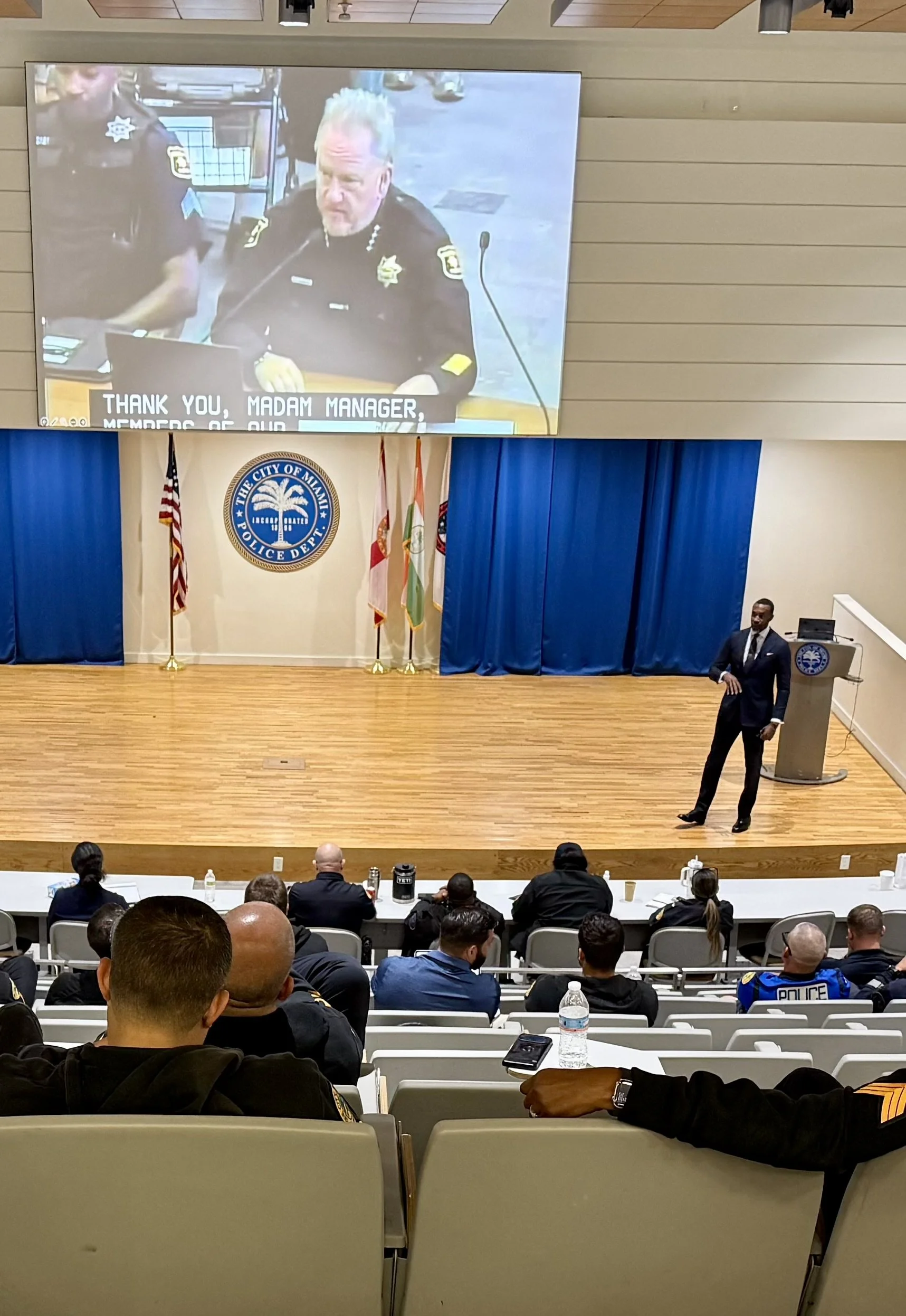 Spencer Fomby preparing Miami Police for FIFA World Cup 