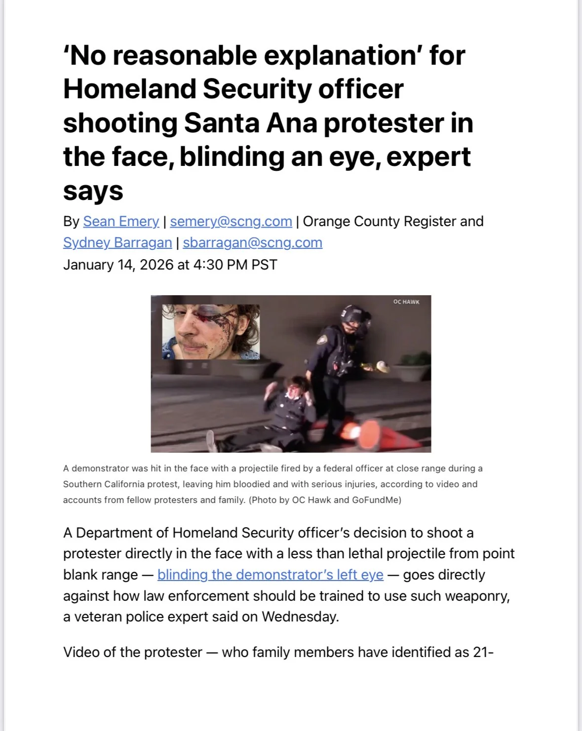 Spencer Fomby Interview on less-lethal weapons