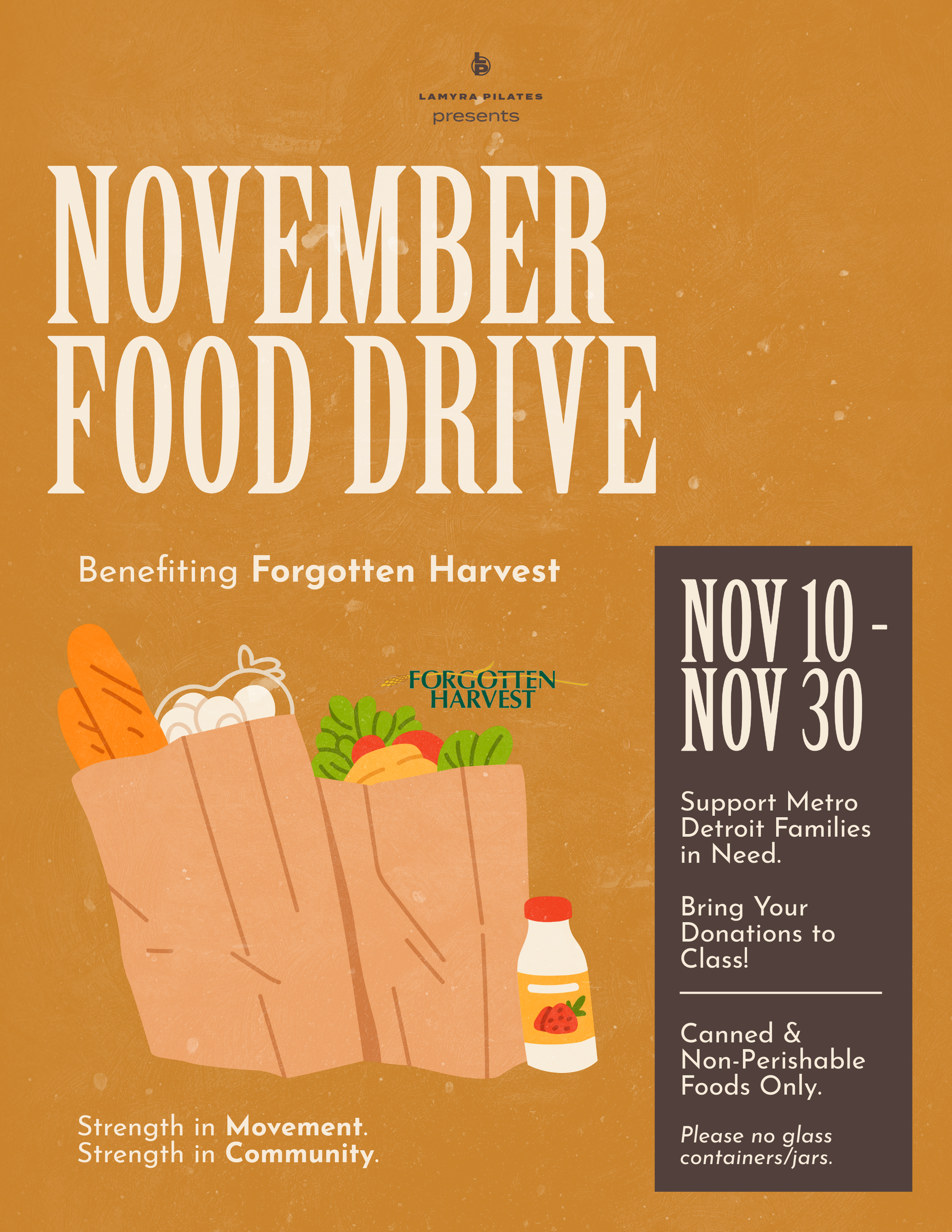 NOVEMBER FOOD DRIVE
