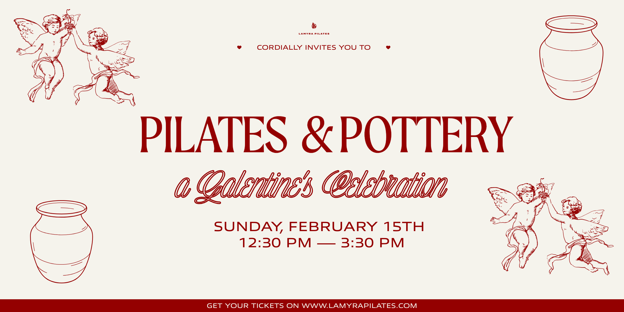 PILATES + POTTERY: A GALENTINES CELEBRATION