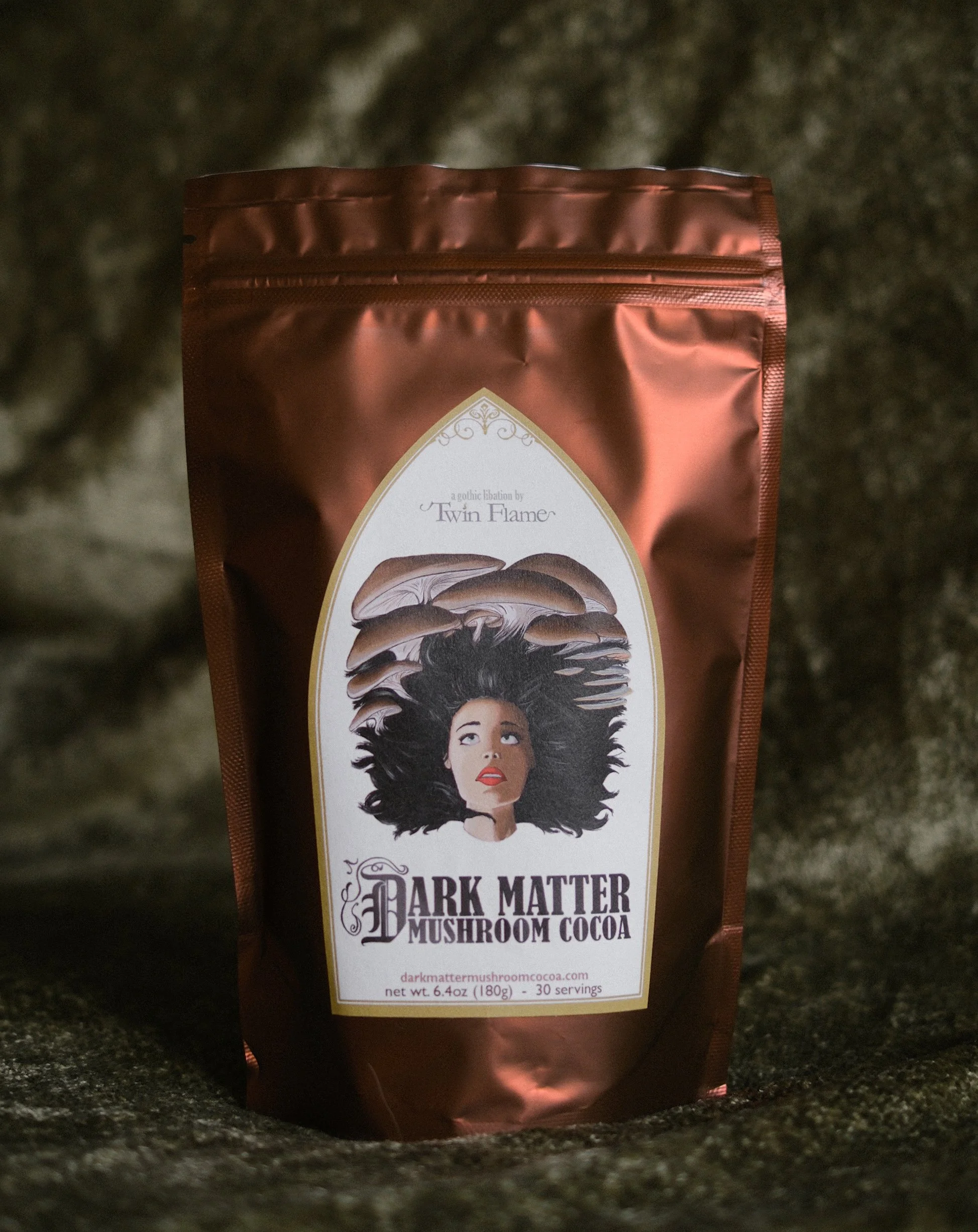 Dark Matter Mushroom Cocoa