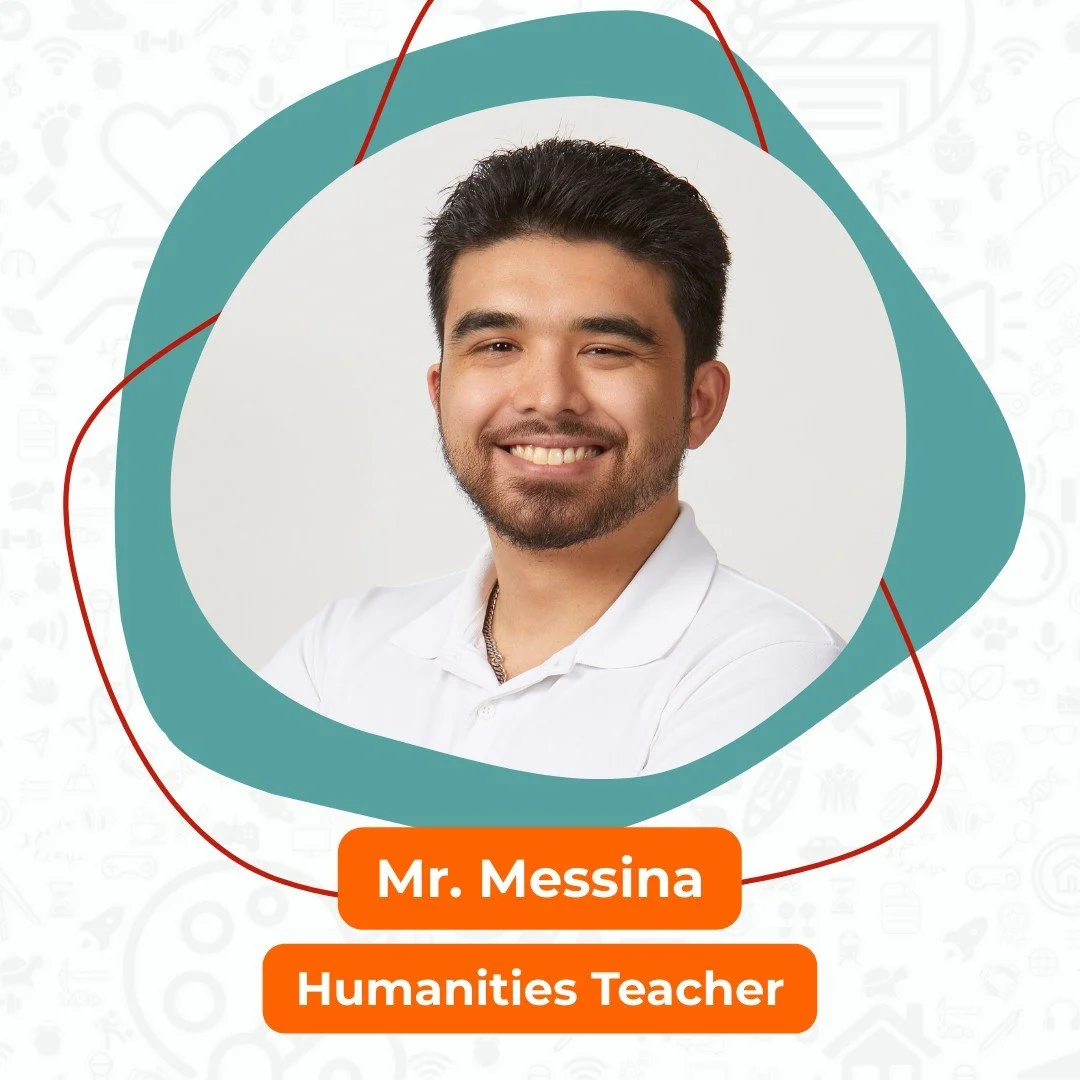 ⭐ Meet Mr. Messina!
We&rsquo;re excited to welcome Steven Messina to Kindle as our newest Humanities teacher. He began his journey in education with AmeriCorps in 2019 and has since taught English at schools in Newark and Paterson. Now, he&rsquo;s br