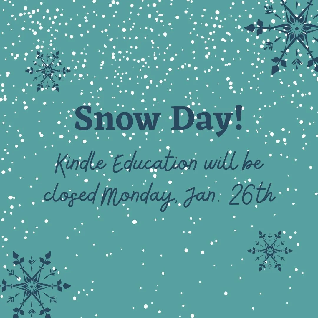 ❄️ Snow Day ❄️
Kindle Education will be closed tomorrow, Monday, Jan. 26, due to winter weather. We&rsquo;ll continue to monitor conditions. Stay safe and cozy!