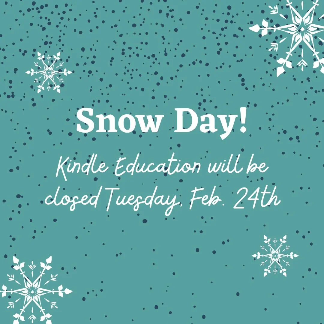 ❄️ Snow Day Update ❄️
Kindle Education will be closed tomorrow, Tuesday, Feb. 24, due to continued winter weather and unsafe travel conditions. We hope to see everyone back in school on Wednesday!