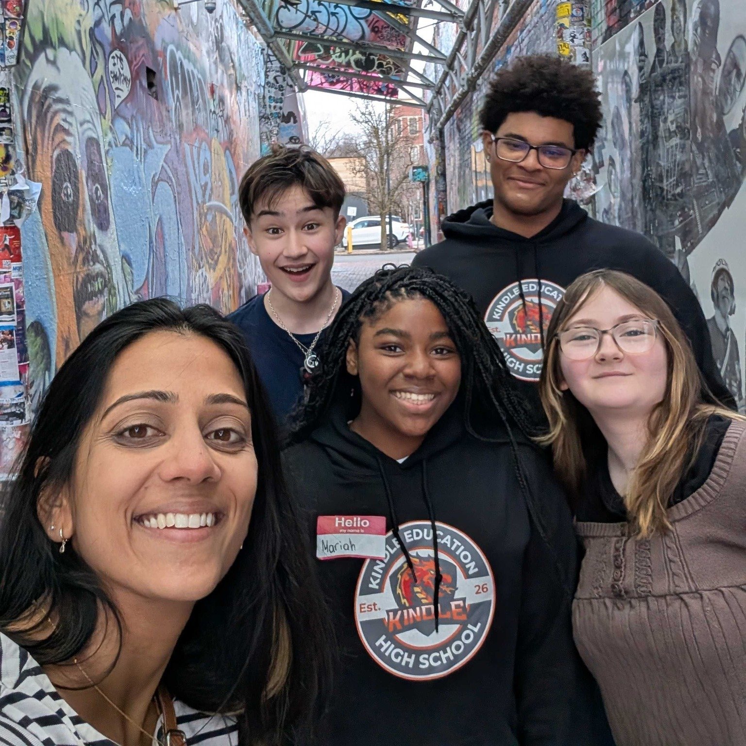 Four Kindle 8th graders spent part of their spring break doing what they do best&mdash;learning, creating, and pushing their thinking.

They traveled to Cambridge, MA to serve as Student Ambassadors at the NuVuX Student Summit hosted by NuVu High Sch