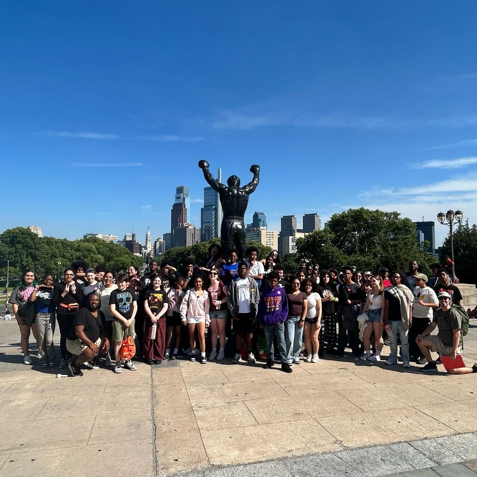 Last week, our 8th graders set out on one of their final adventures together before graduation season kicks into high gear.

Students started with a lock-in at school, spending the night with classmates before hopping on a bus bright and early for a 