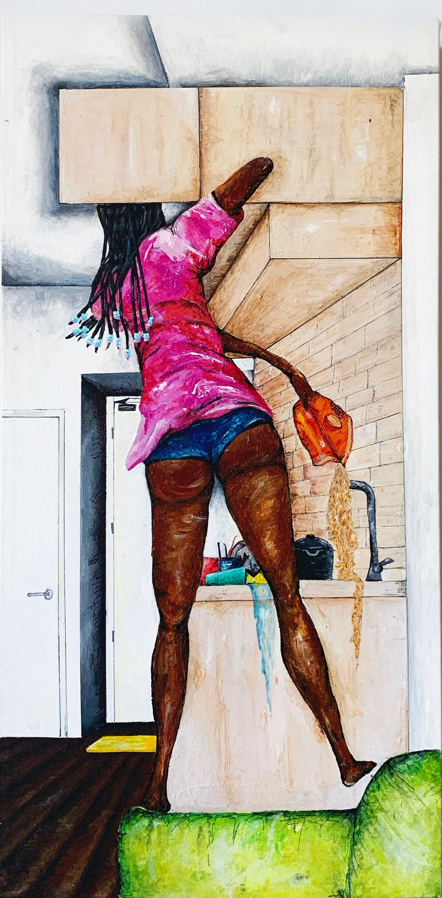 Midway Self Portrait 12x24inches.JPG