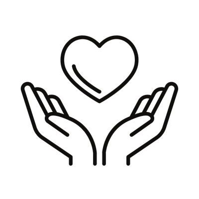 hands with heart