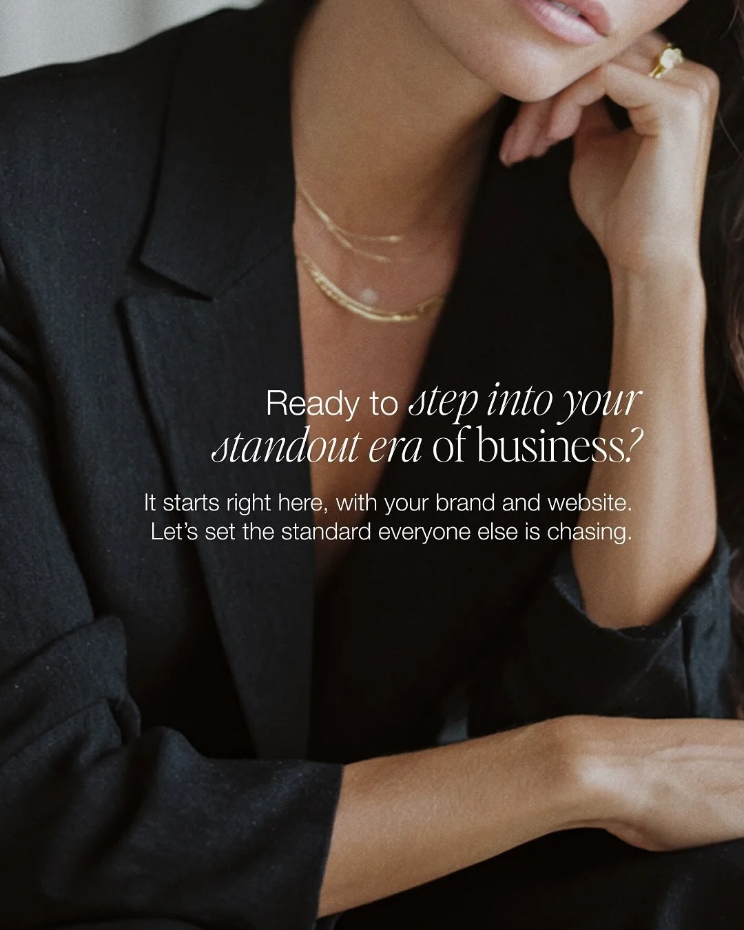 Ready to step into your standout era of business? ✨

It all starts with your brand and website (and no, I promise I&rsquo;m not just saying that! 🥹)

Imagine attracting clients who are already sold on your value before you even hop on a call.

Imagi