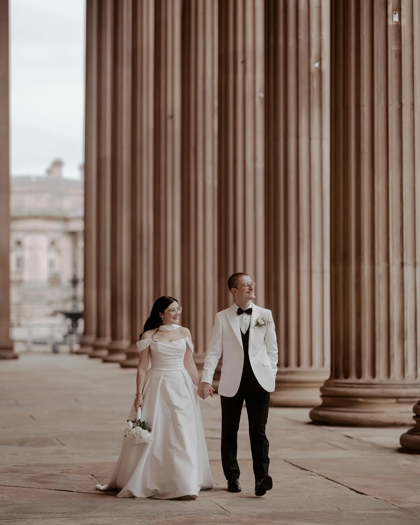 Coffee. Brunch. Dancing. Quite literally our perfect day. 🤍☕️🕊️🥐

(Can you believe these are just a couple of our sneak peak photos?! @emily_robinson_photo and @rebeccaclarephotography are absolutely incredible and we can&rsquo;t wait to see our f