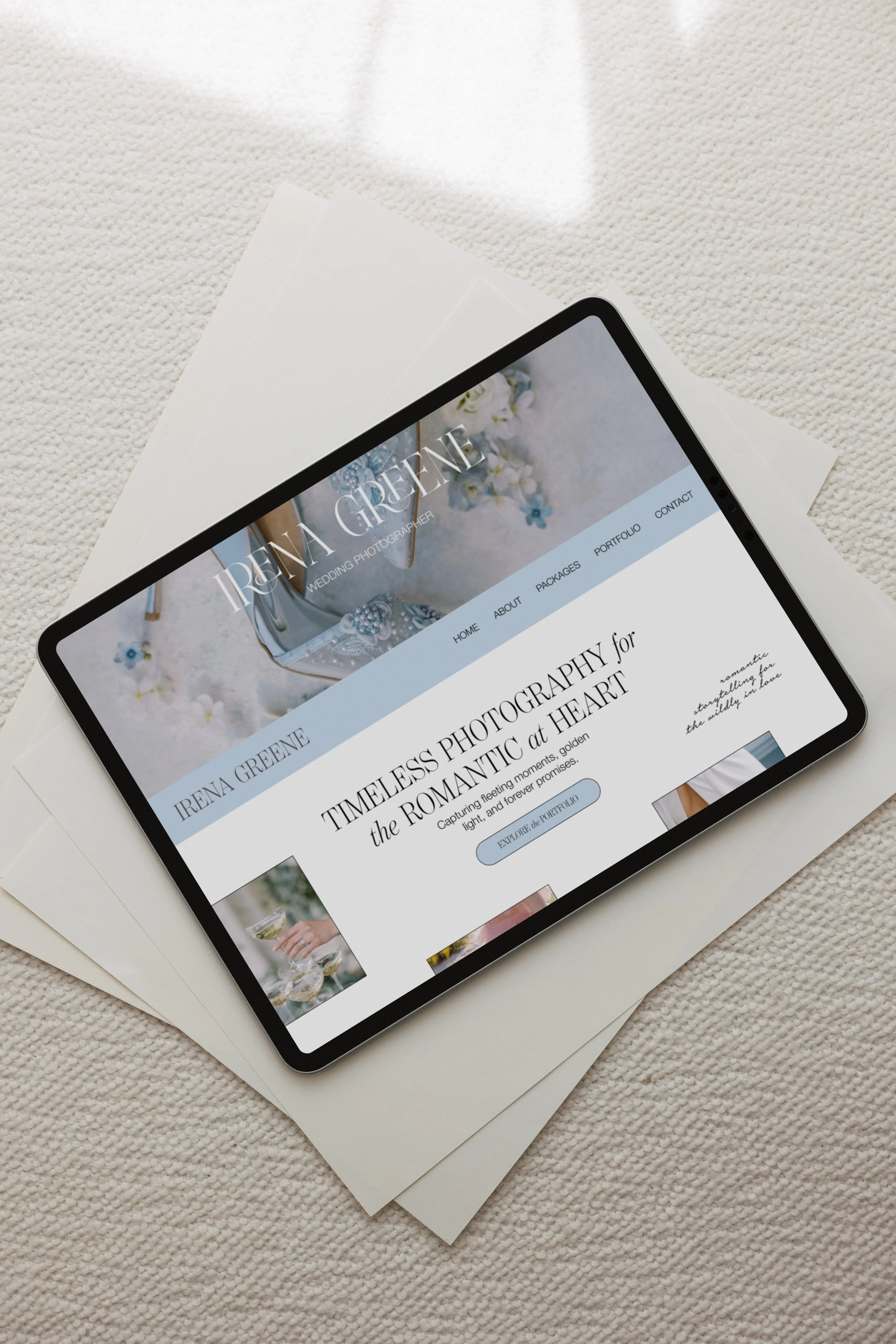 Romantic and elegant wedding photographer website.JPG